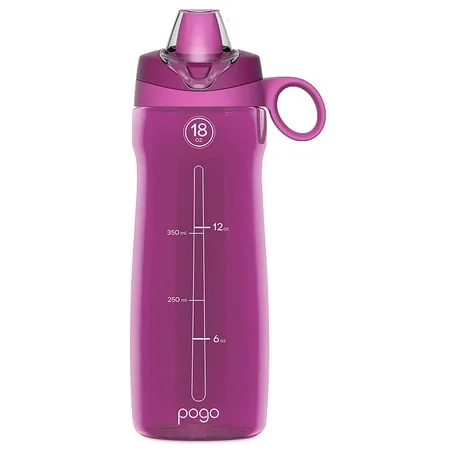 BOTELLA DE AGUA DE PLASTICO 18 OZ FUCSIA