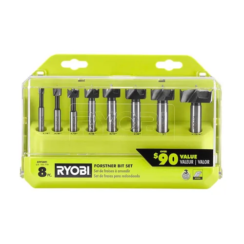 JUEGO DE 8 BROCAS RYOBI