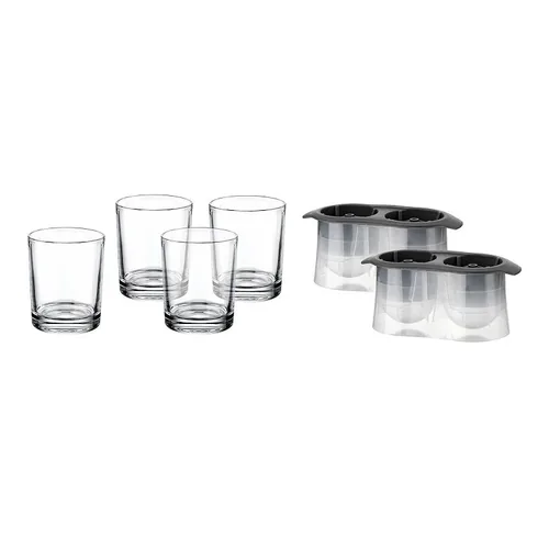 SET DE VASOS DE VIDRIO GODINGER