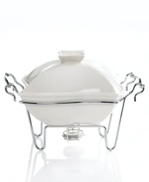 COVERED PORCELAIN BAKER