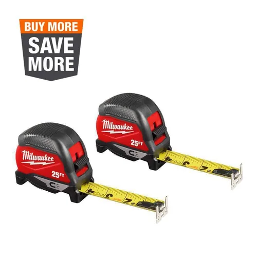 CINTA METRICA WILWAUKEE 25 FT 2SET