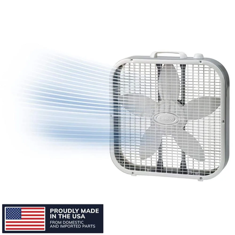 VENTILADOR DE CAJA LASKO 20 DE 3 VELOCIDADES
