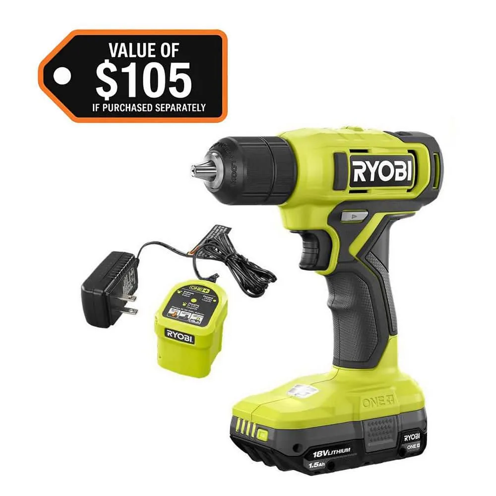 TALADRO RYOBI SET BATERIA Y CARGADOR