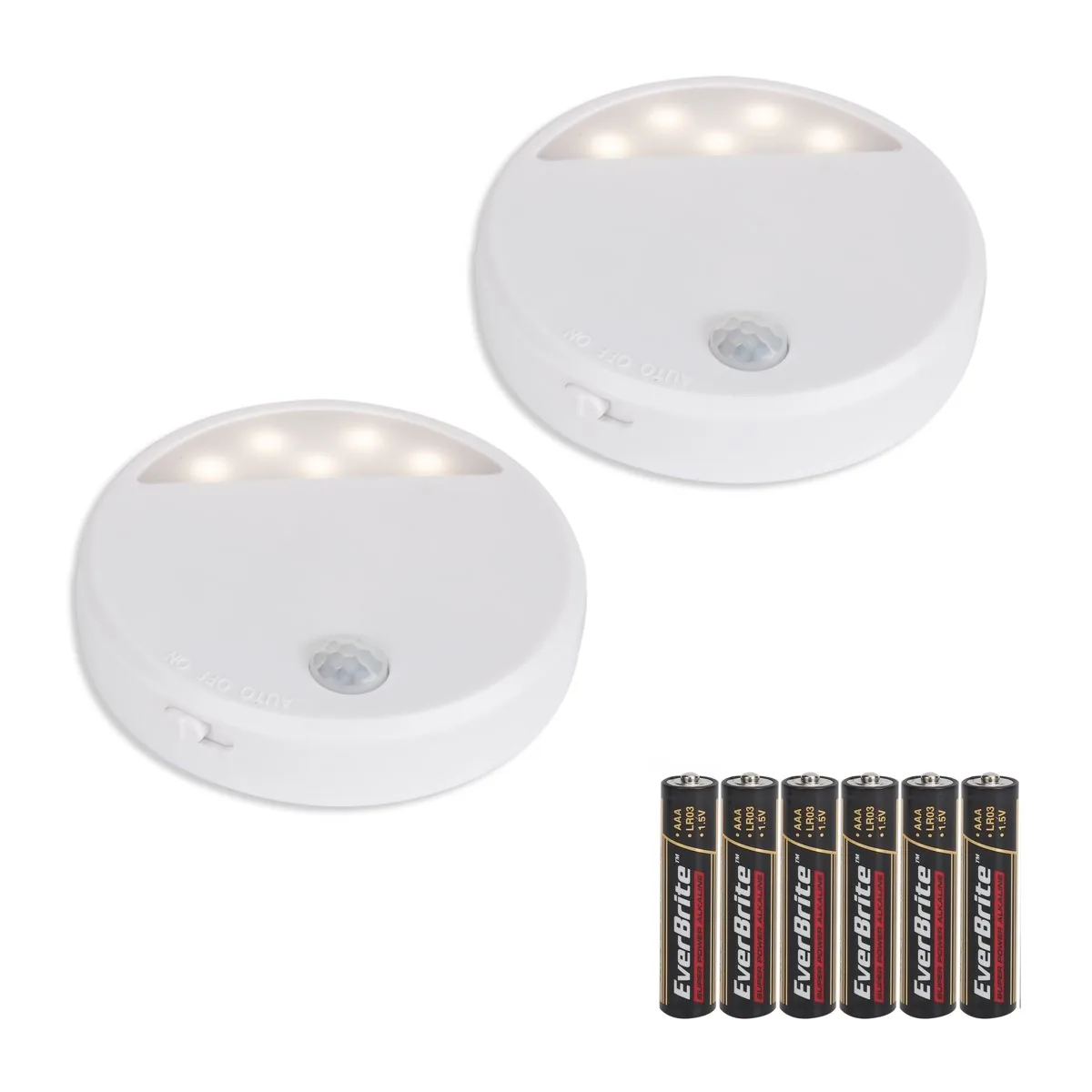 LUZ LED ACTIVADA POR MOVIMIENTO CON BATERIA PARA DEBAJO DE GABINETE 4145 VN