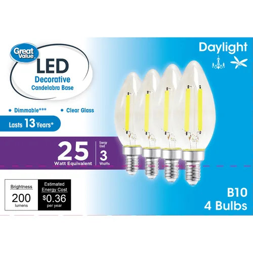 BOMBILLOS LED PACK DE 4