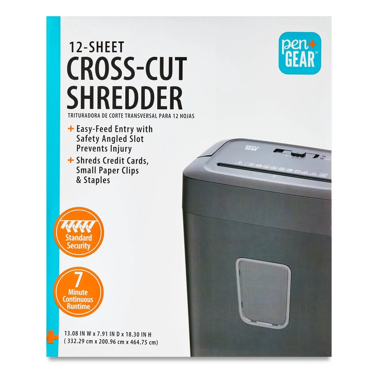 12-SHEET CROSS-CUT SHREDDER