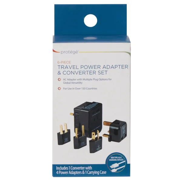 ADAPTADOR Y CONVERTIDOR DE ENCHUFE DE CORRIENTE ALTERNA