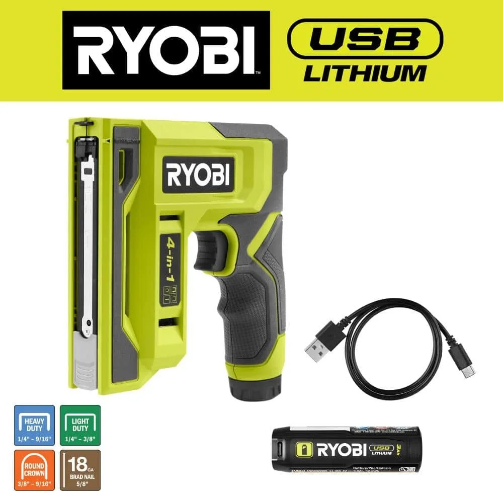 4 IN 1 CRAFT STAPLER RYOBI