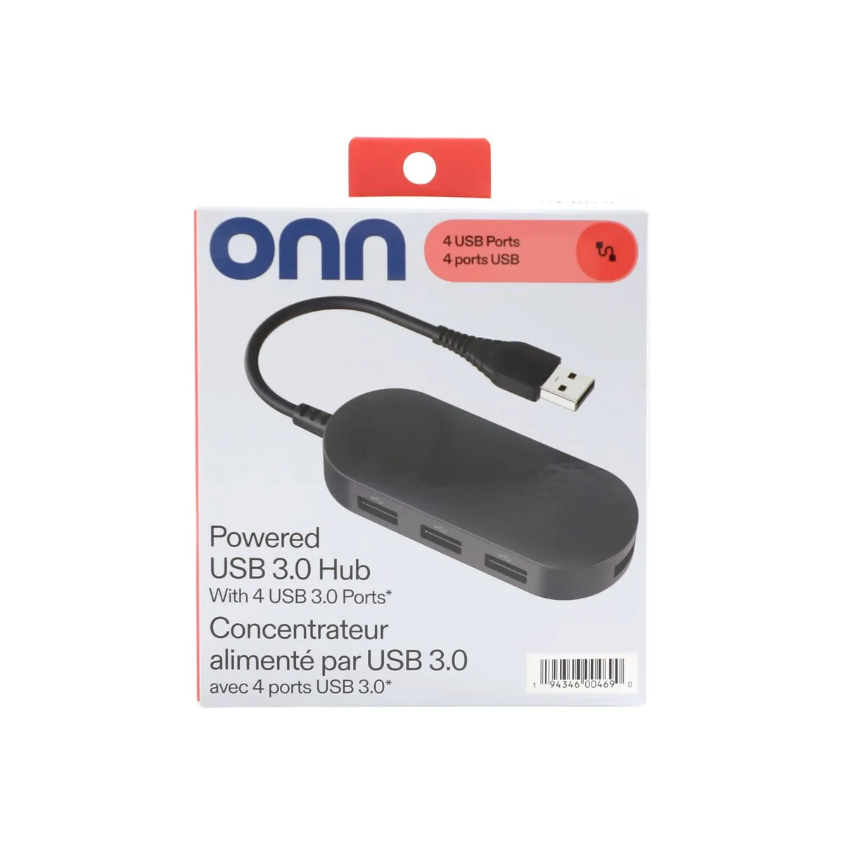 CONCENTRADOR USB 3.0 CON 4 PUERTOS USB 3.0