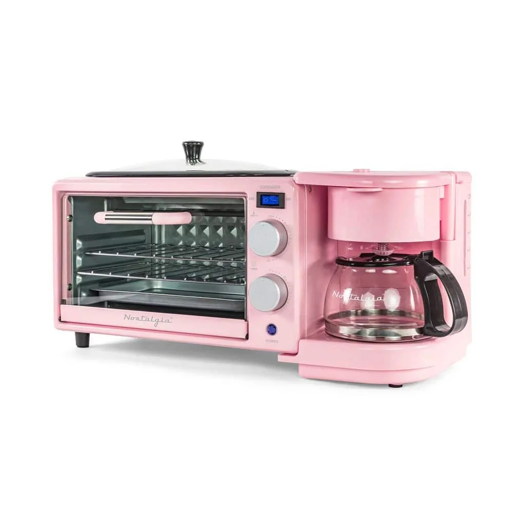 Estación de desayuno retro 3 en 1 Nostalgia