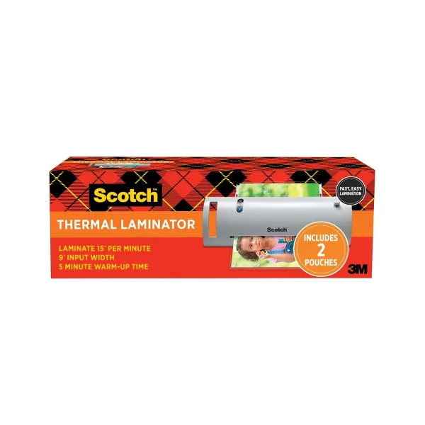 Laminadora térmica Scotch Plus con 2 fundas tamaño carta