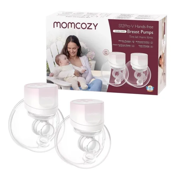 KIT DE EXTRACTOR DE LECHE DOBLE MOMCOZY S12 PRO
