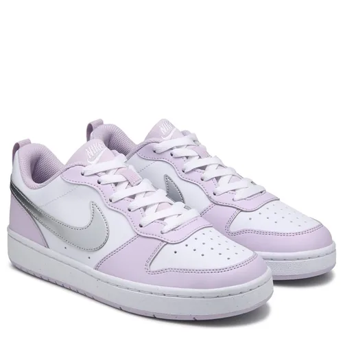 TENIS BAJAS COURT BOROUGH PARA NIÑOS (MORADO/PLATEADO) - TALLA 6.5 M