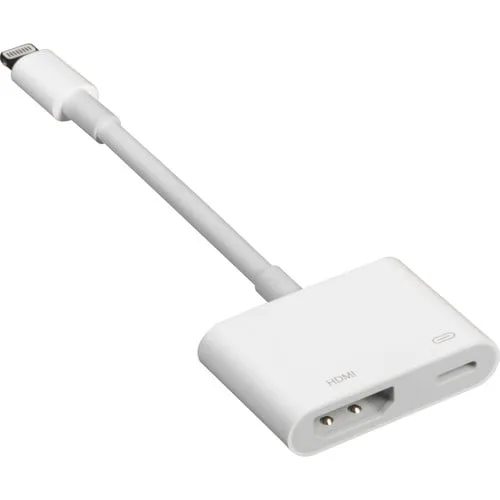 ADAPTADOR PARA IPHONE A HDMI MARCA APPLE