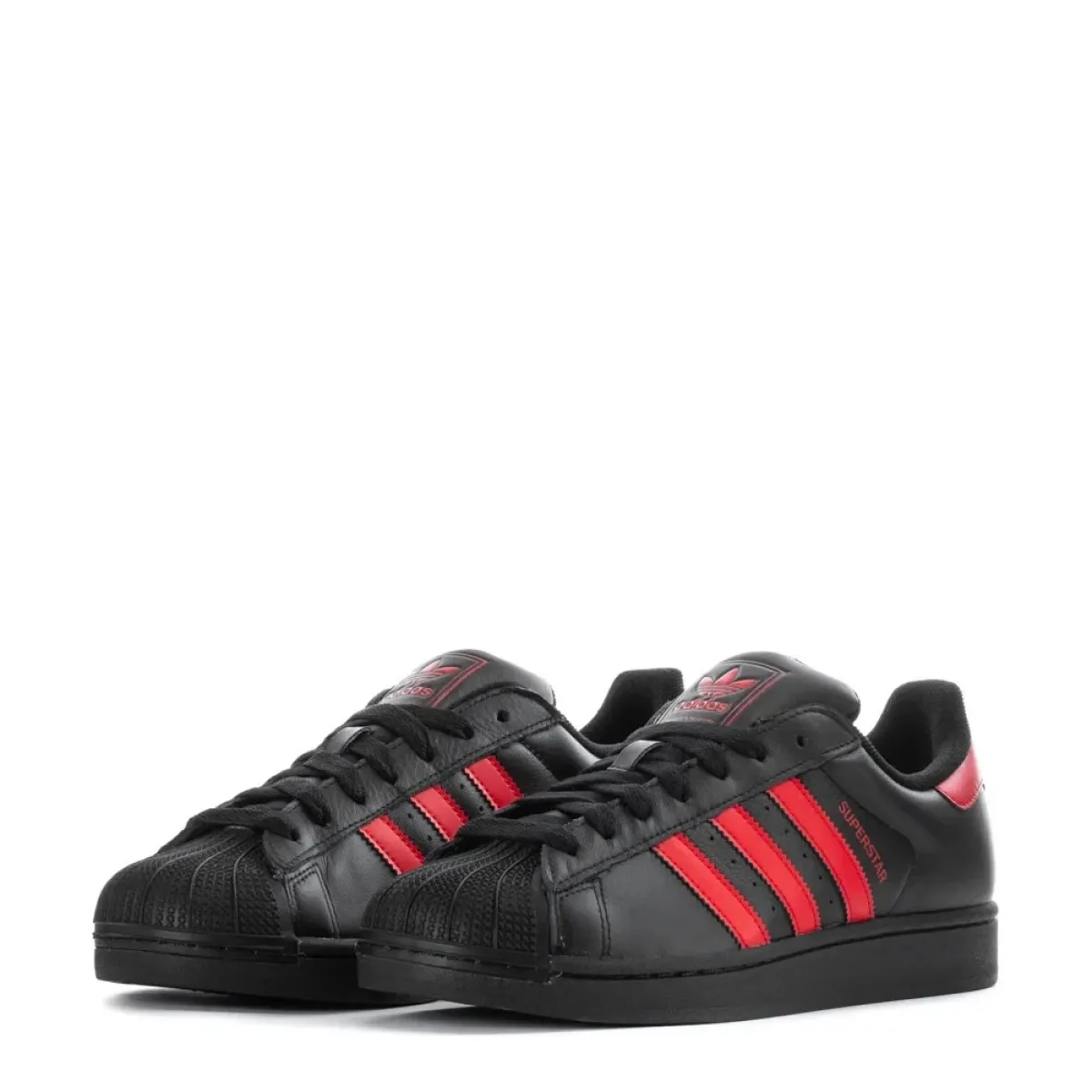ADIDAS SUPERSTAR II NEGRO/ROJO
