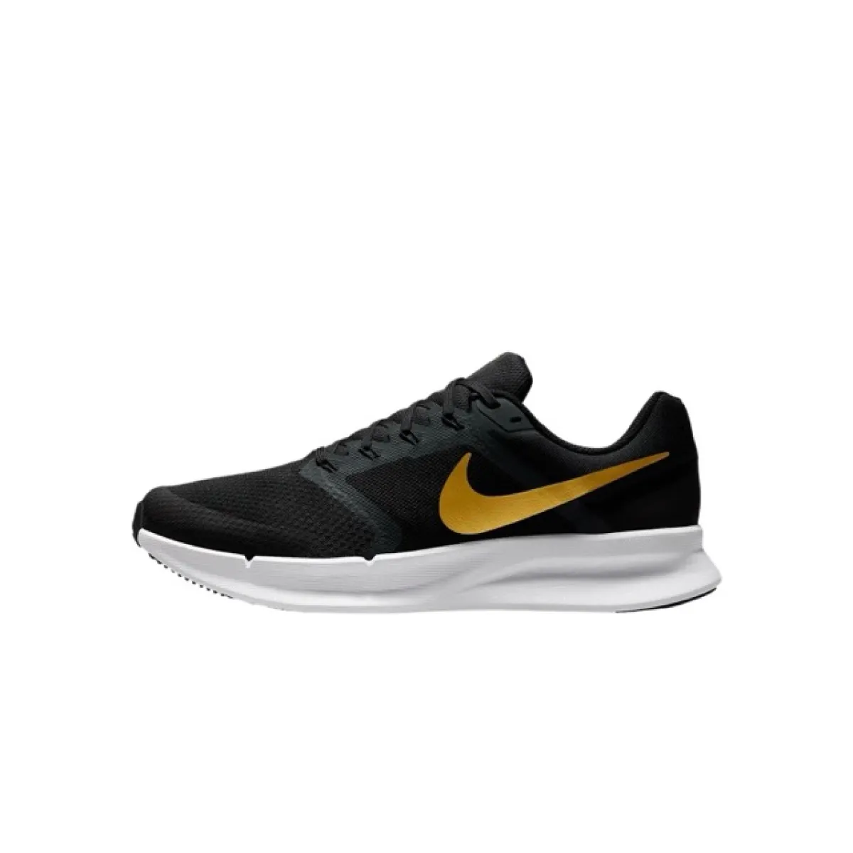 NIKE RUN SWIFT 3 PARA HOMBRE -  NEGRO/DORADO