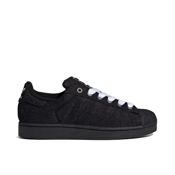 ADIDAS SUPERSTAR II BLACK DENIM NEGRO Y BLANCO