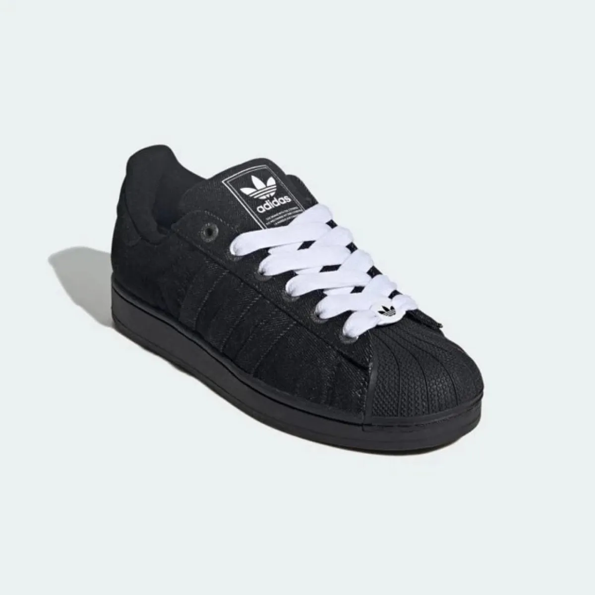 ADIDAS SUPERSTAR II BLACK DENIM NEGRO Y BLANCO