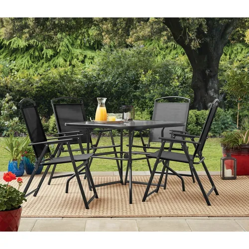 JUEGO DE COMEDOR DE EXTERIOR 5 PIEZAS