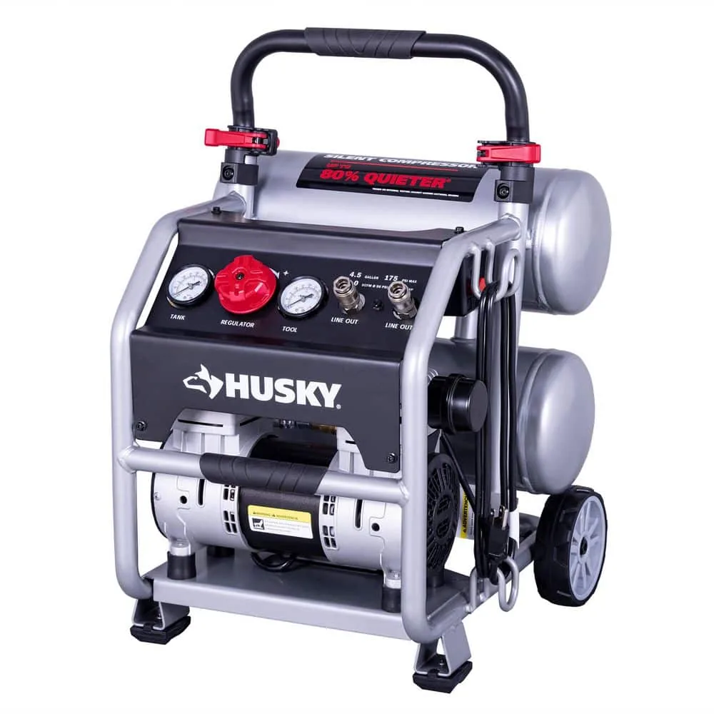 COMPRESOR DE AIRE QUIET HUSKY 4.8GL